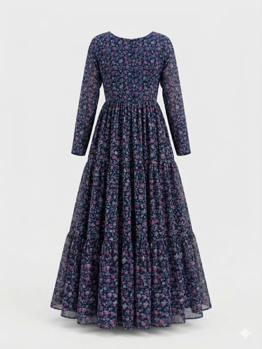 Floral Tiered Maxi Dress 2