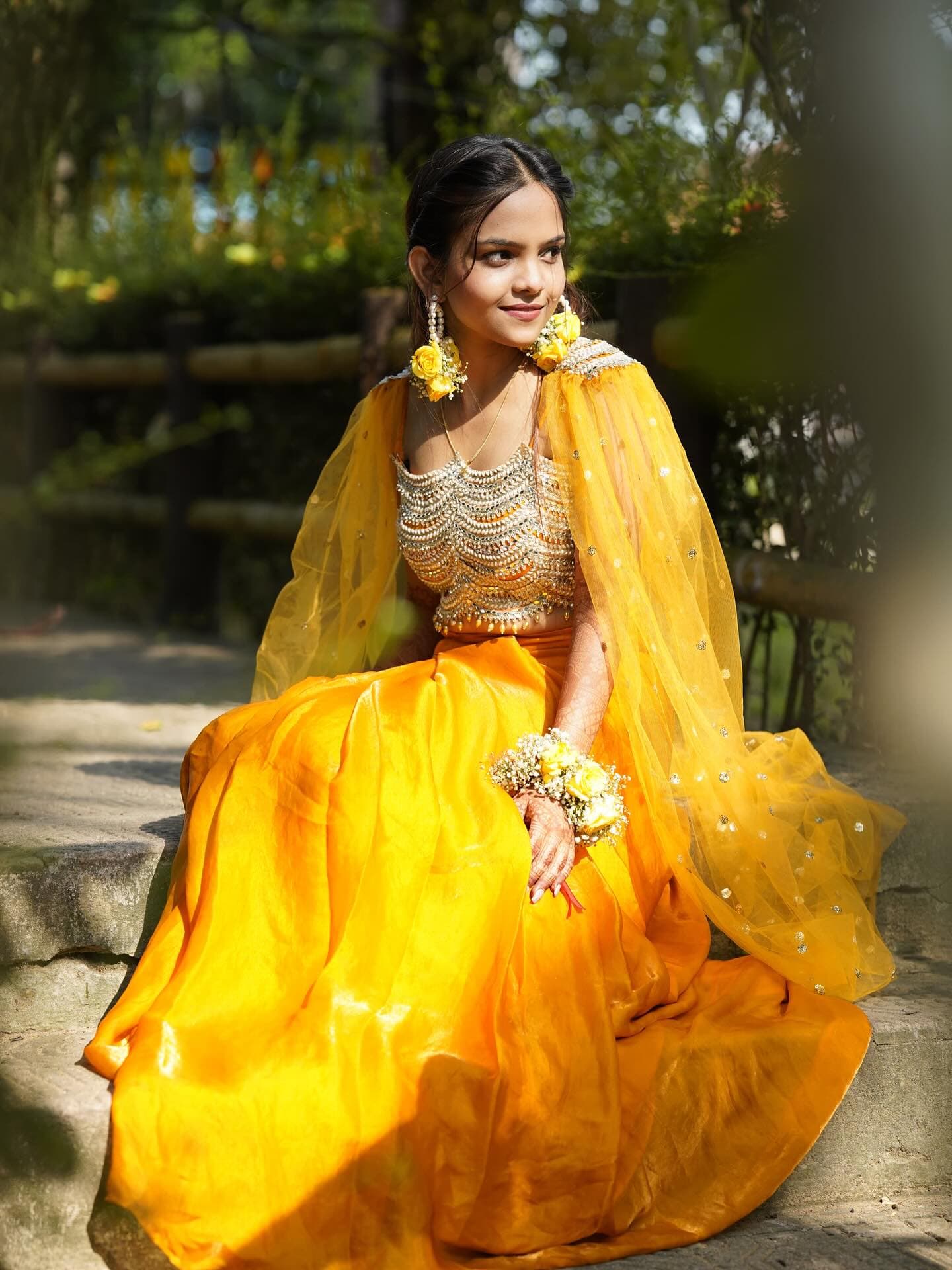Yellow Festive Lehenga Set 1